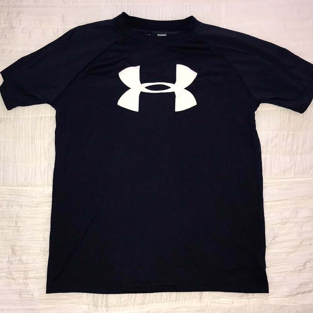 Boys Under Armour size YLG navy blue